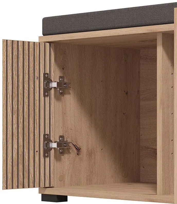 Έπιπλο Χολ Landes KOM Artisan Oak 80x40x44 εκ. 80x40x44 εκ.