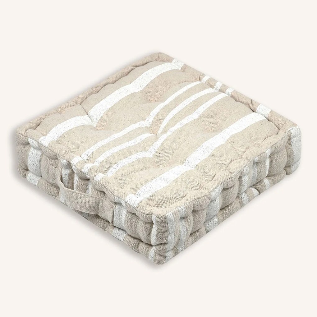 Μαξιλάρα Δαπέδου (45x45x10) S-F Manduel White C5D074001