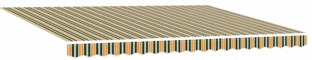 vidaXL Σκηνίτσα Αναδιπλούμενη 450 x 300 εκ Πράσινο και κίτρινο