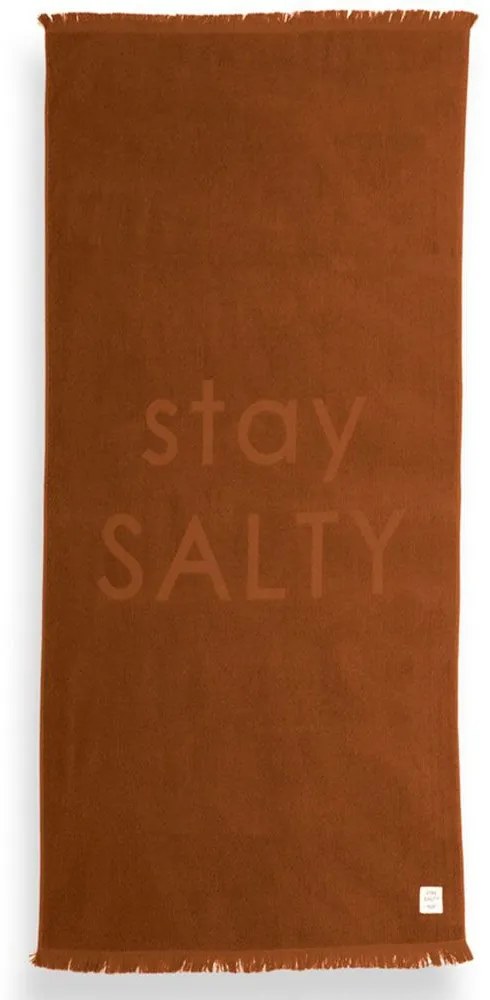 Πετσέτα Θαλάσσης Stay Salty Gold Nef-Nef Θαλάσσης 90x170cm 100% Βαμβάκι