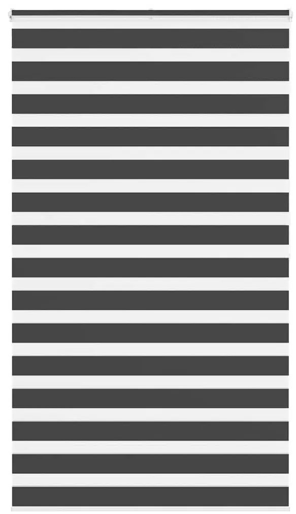 Ζέβρα τυφλή Μαύρο Πλάτος υφάσματος 130,9 εκ. Πολυεστέρας