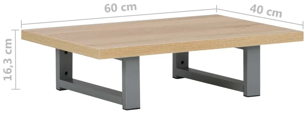 Έπιπλο Μπάνιου Χρώμα Δρυς 60 x 40 x 16,3 εκ.  - Καφέ
