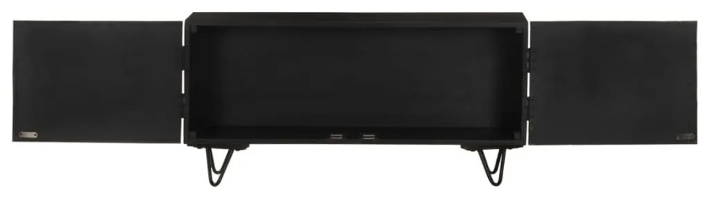 vidaXL Έπιπλο Τηλεόρασης 90 x 30 x 45 εκ. από Μασίφ Ξύλο Μάνγκο