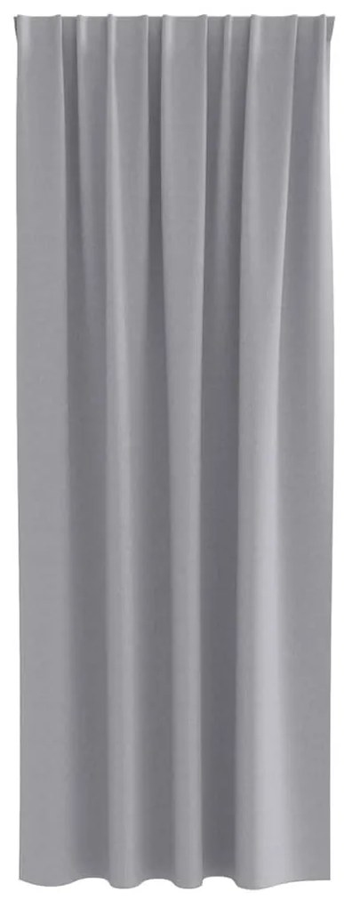 vidaXL Κουρτίνες 2 pcs Ανοιχτό γκρι 245x140εκ. Πολυεστέρας