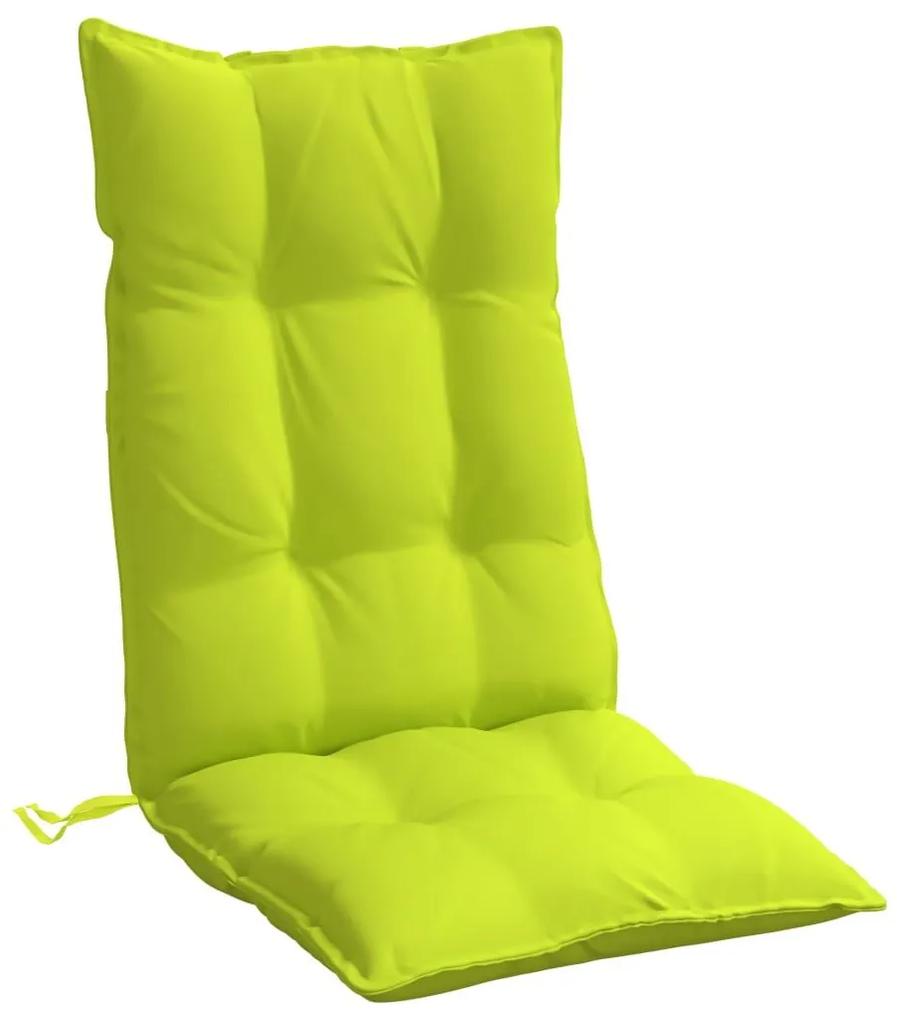 Μαξιλάρια Καρέκλας με Πλάτη 6 τεμ. Φωτ. Πράσινο Ύφασμα Oxford - Πράσινο