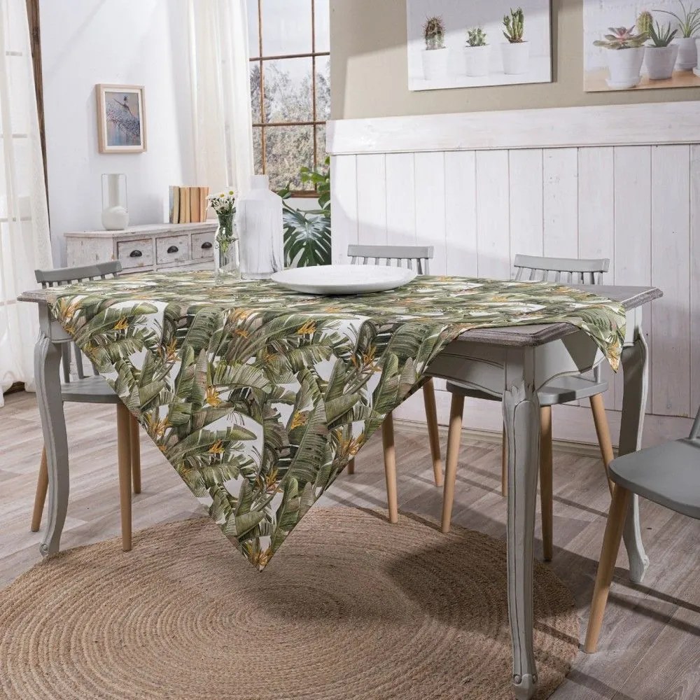 Τραπεζομάντηλο Lugo Green Teoran 135Χ135 Cotton-Polyester