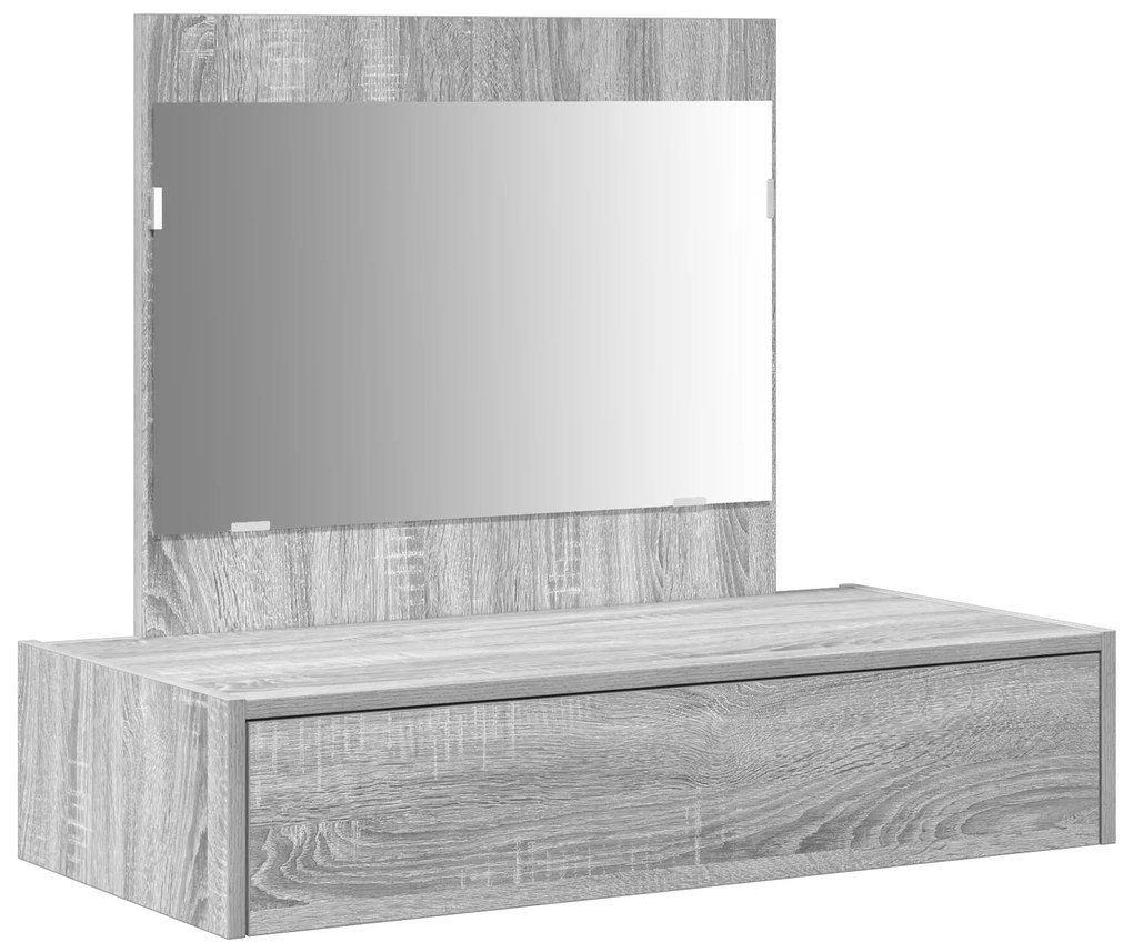 vidaXL Τοίχος με Είδη Περιποίησης Γκρι Sonoma 83x40x70 εκ