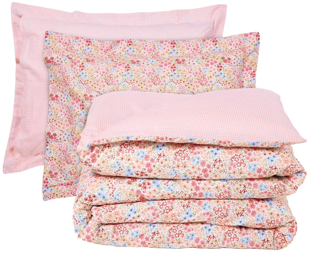 DAS HOME ΣΕΤ ΣΕΝΤΟΝΙΑ KING HAPPY 9671 PINK, SALMON