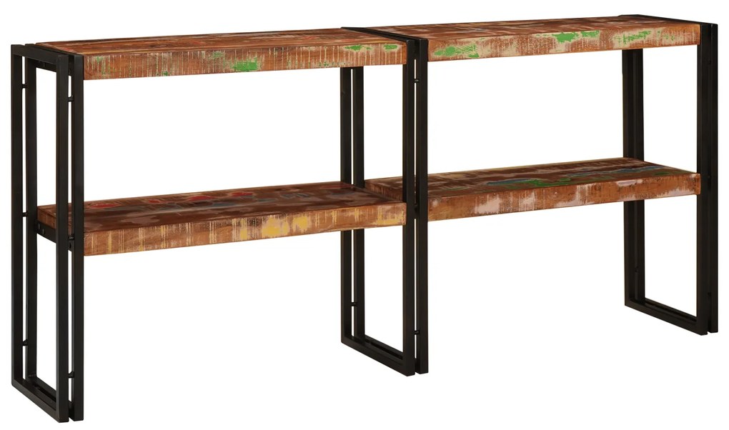 vidaXL Τραπέζι Κονσόλας 160x33x75 εκ Μασίφ Ξύλο Ανάκτηση