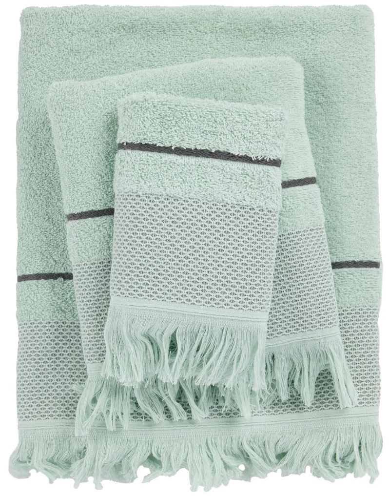 Σετ Πετσέτες 3τμχ Βαμβακερές Best 0839 Mint Das Home