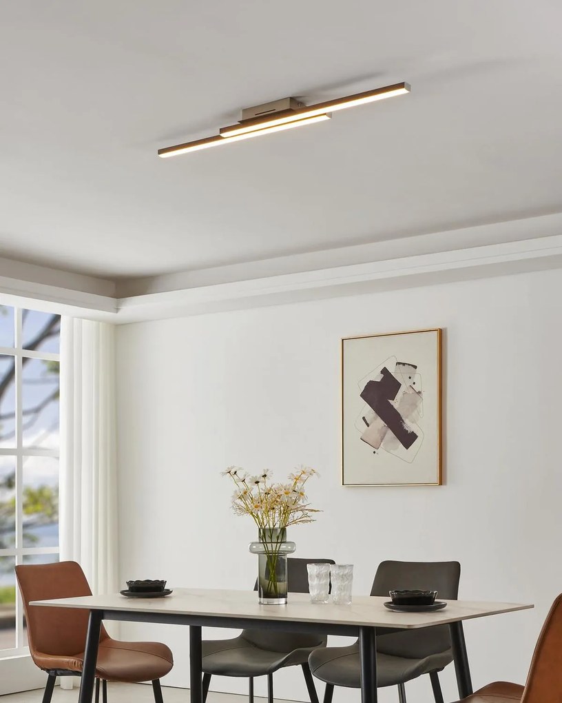 Φωτιστικό Οροφής Eglo 900076 FRAIOLI-Z Νίκελ ματ (Nickel Mat- Satin) 2700K - 6500K