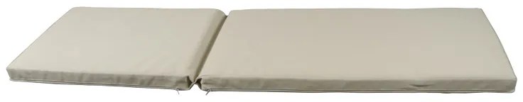 Μαξιλάρι Vertian pakoworld textilene σε μπεζ απόχρωση 194x58x7εκ - 152-000093