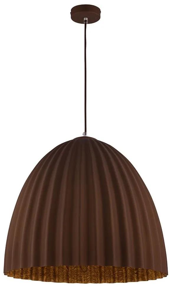 Φωτιστικό Οροφής Telma L 70 32032 58x70 Brown-Copper Sigma Lighting Υαλοβάμβακας