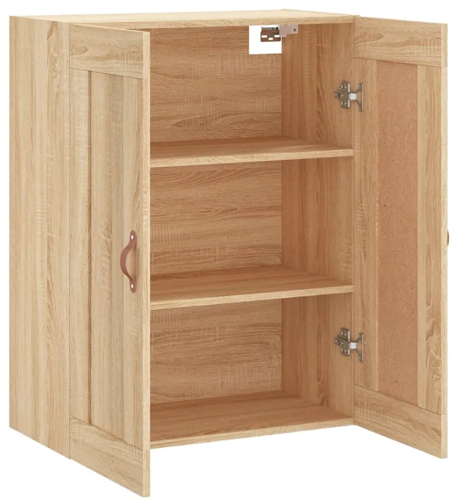 vidaXL Ντουλάπι Επιτοίχιο Sonoma Δρυς 69,5 x 34 x 90 εκ. Επεξεργ. Ξύλο