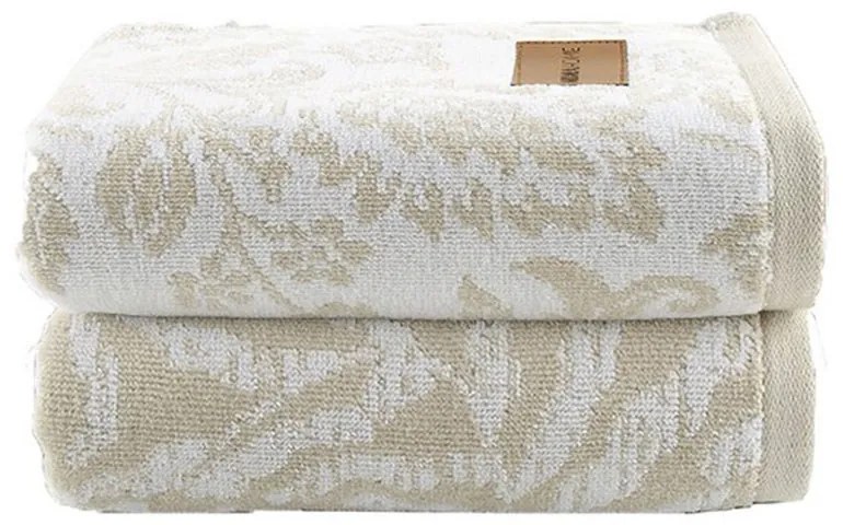 Πετσέτες Havana (Σετ 2τμχ) Beige-Ecru Nima Σετ Πετσέτες 50x90cm 100% Βαμβάκι