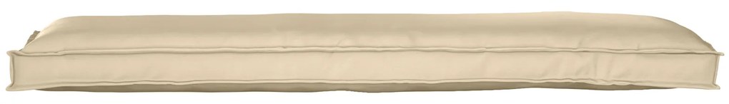 vidaXL Μαξιλάρια Παλέτας για Πάγκο 2 τεμ Μπεζ 150x40x8 εκ Υφάσματος Oxford