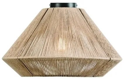 Arkolight Μοντέρνο Φωτιστικό Οροφής Φ45xY30cm Μαύρο-Φυσικό 976-2/45