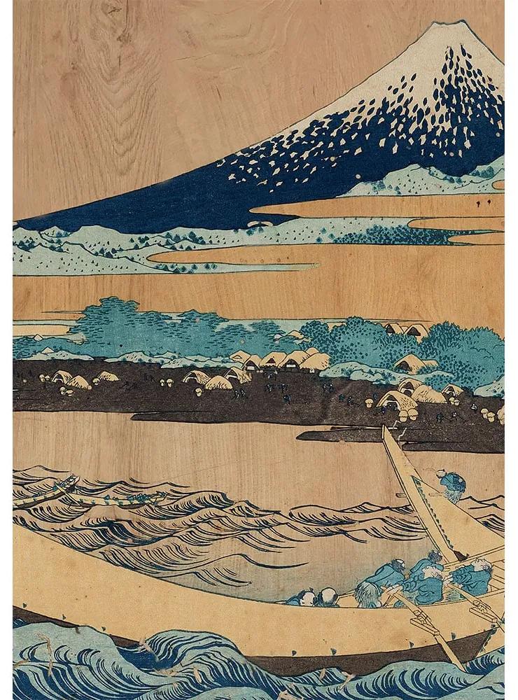 Fuji πίνακας διακόσμησης ξύλου 42 x 30 x 0,60 εκ (21452) - MDF - 21452