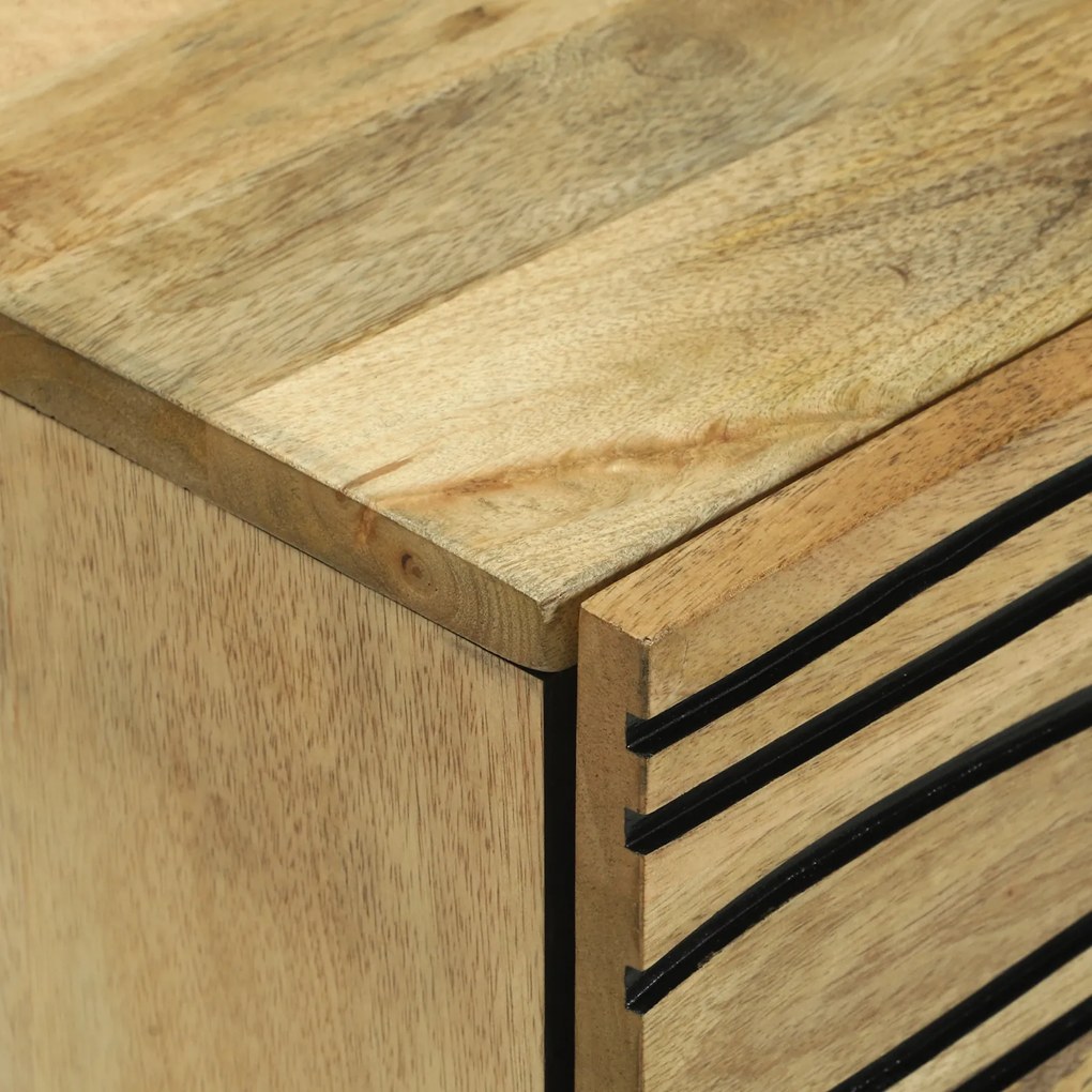 vidaXL Κομοδίνο - 50x33x60 cm από Μασίφ Ξύλο Μάνγκο.
