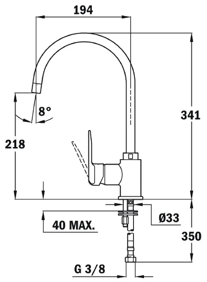 Μπαταρία Νεροχύτη Inox TEKA Περιστρεφόμενη IN 995 1/2’’EASY 53991512