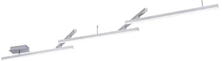 Πλαφονιέρα Οροφής 24,2xH12cm Νίκελ Ματ Led 23w 3000-5000K 2200lm Εφαρμογή Wiz Trio Lighting Melby 651210507