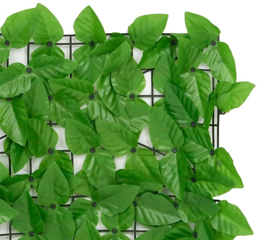 Διαχωριστικό Βεράντας με Φύλλα Σκούρο Πράσινο 200 x 100 εκ. - Πράσινο