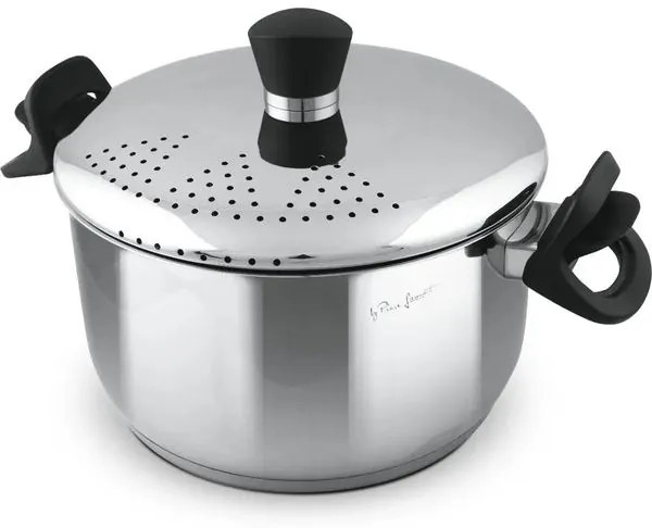 Lamart Κατσαρόλα Με Καπάκι Σουρωτήρι 24cm 6lt Ανοξείδωτη LT1206