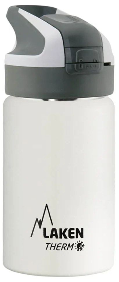 Παγούρι - Θερμός 350ml Με Καλαμάκι Laken Λευκό