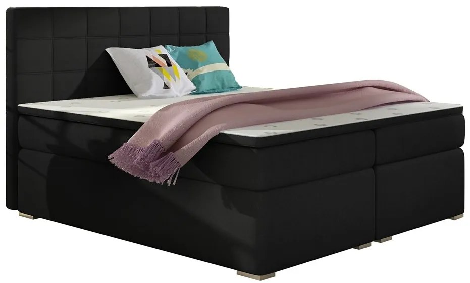 Κρεβάτι Alfie-Μαύρο-180 x 200 - 180.00Χ200.00Χ126.00cm