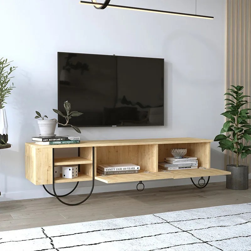 ΕΠΙΠΛΟ ΤΗΛΕΟΡΑΣΗΣ NORFOLK MEGAPAP ΧΡΩΜΑ ΦΥΣΙΚΟ ΟΞΙΑΣ 151X35X43ΕΚ.