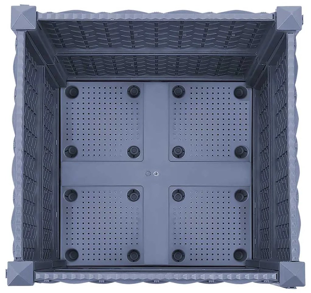 vidaXL Ζαρντινιέρα 40 x 40 x 38 εκ. από Πολυπροπυλένιο