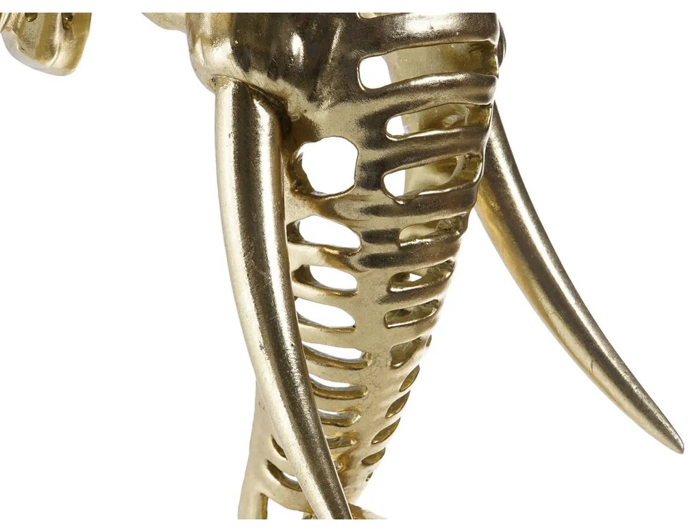 Διακόσμηση τοίχων Home ESPRIT Χρυσό Ελέφαντας Σύγχρονη 47 X 27,5 X 50,5 CM