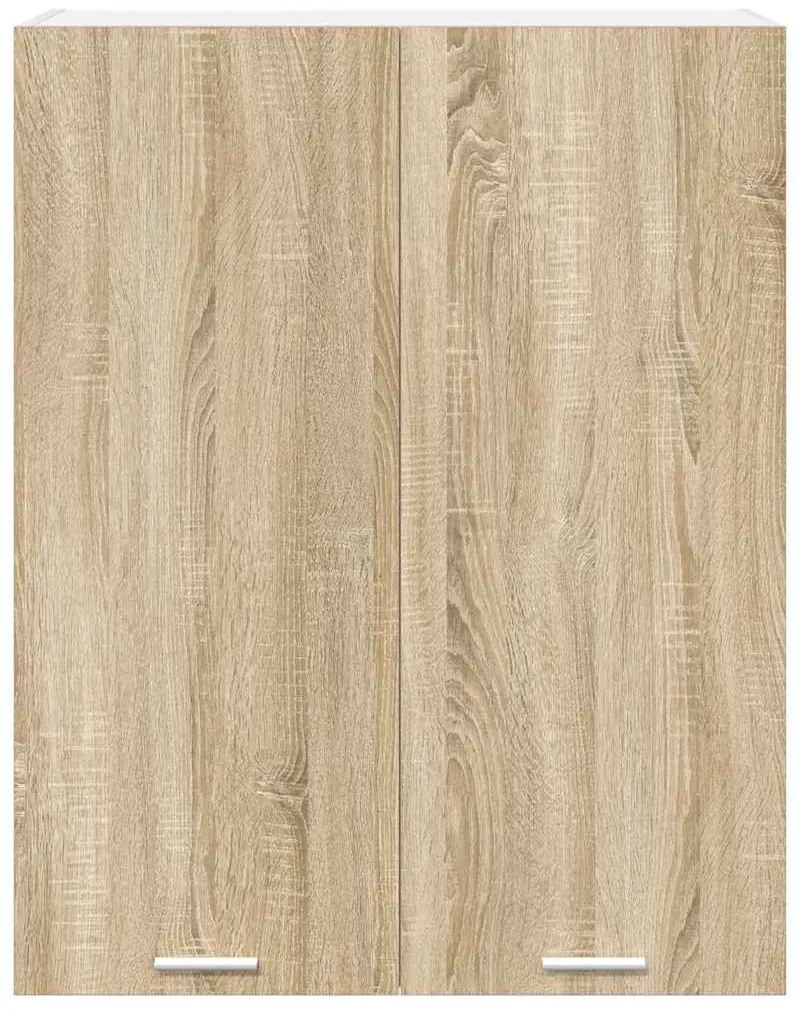 vidaXL Κρεμαστό ντουλάπι με αποθήκευση Δρύς Sonoma 80 x 31 x 100 εκ.