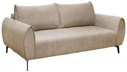 ΤΡΙΘΕΣΙΟΣ ΚΑΝΑΠΕΣ Fylliana Velton ΚΡΕΜ ΧΡΩΜΑ 222x95x92εκ 831-225-028
