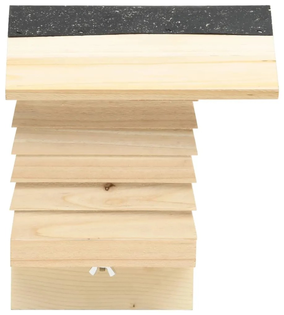 vidaXL Ξενοδοχείο Μελισσών 22 x 20 x 20 εκ. από Μασίφ Ξύλο Ελάτης