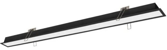 Γραμμικό Χωνευτό L1140 3000K Μαύρο Dim. Sasa 3917-03114-3-B-P-D4 Viokef-3917-03114-3-B-P-D4-Μαύρο 3917-03114-3-B-P-D4