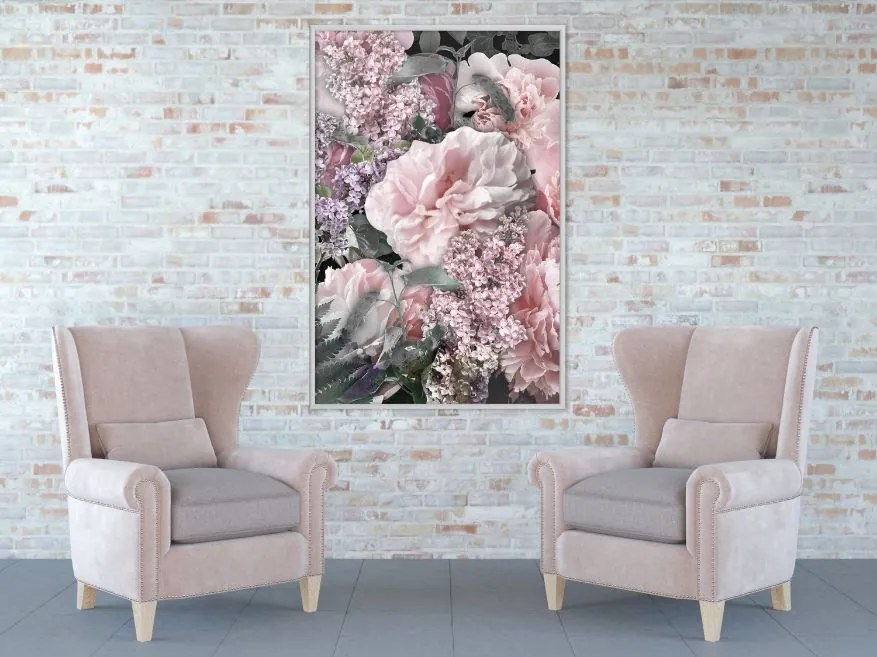 Αφίσα - Floral Life - 20x30 - Χρυσό - Χωρίς πασπαρτού