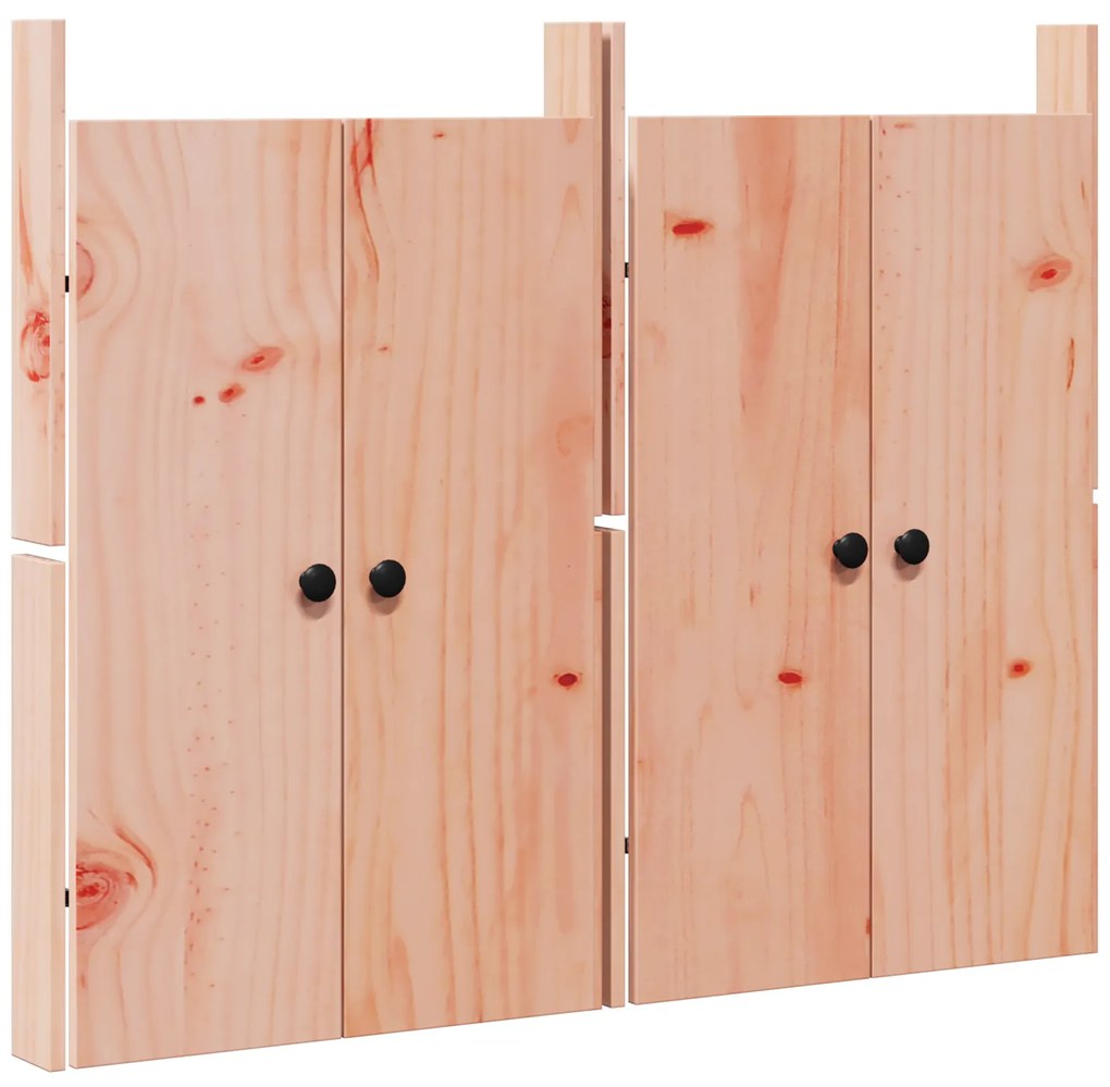 vidaXL Πόρτα κουζίνας 2 pcs Καφέ 50 x 9 x 82 εκ ξύλο duglasias