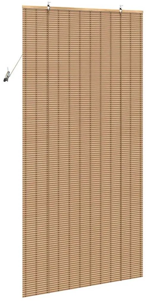 vidaXL Ρόλερ και Σκιάδια Ανοιχτό καφέ 120 x 220 cm Μπαμπού