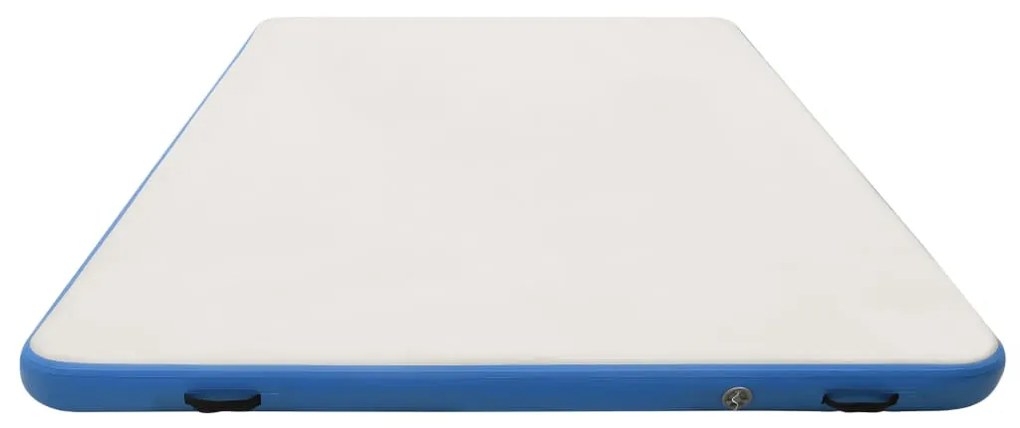vidaXL Πλατφόρμα Φουσκωτή Πλωτή Μπλε / Λευκή 300 x 300 x 15 εκ.