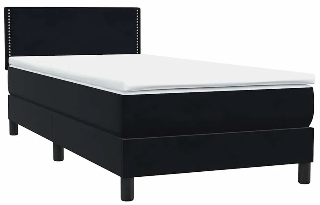 ΚΡΕΒΑΤΙ BOXSPRING ΜΕ ΣΤΡΩΜΑ ΜΑΥΡΟ 80X220 ΕΚ. ΒΕΛΟΥΔΙΝΟ 3316139