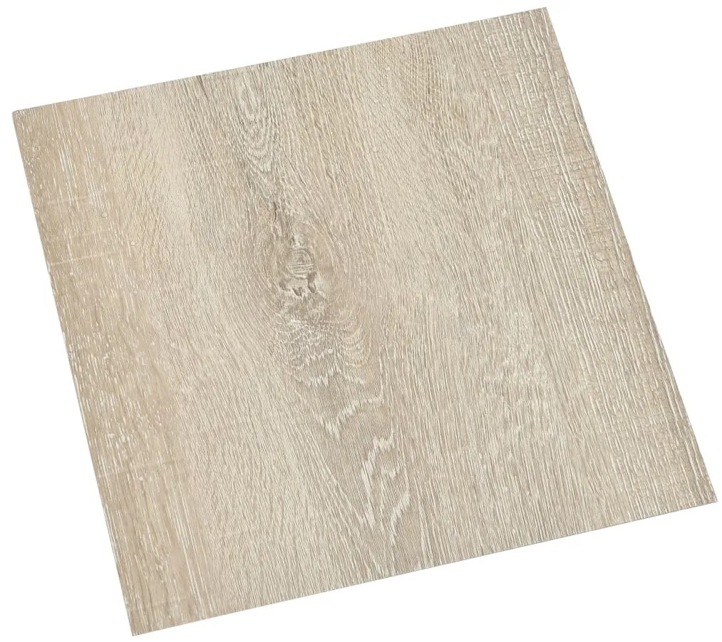 vidaXL Δάπεδο Αυτοκόλλητο Μπεζ 55 τεμ. 5,11 μ² από PVC