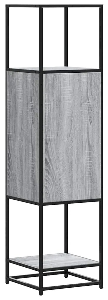vidaXL Highboard Grey Sonoma Κατασκευασμένο ξύλο και μέταλλο
