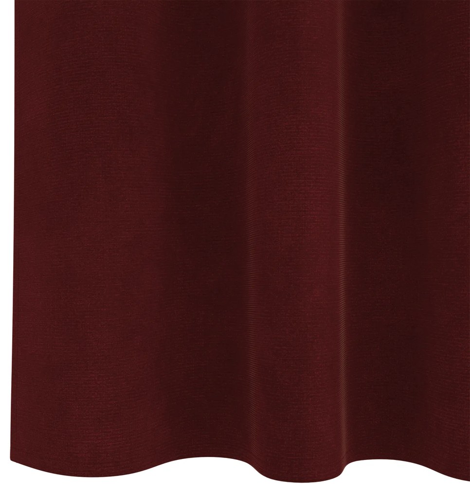 vidaXL Κουρτίνες με κουρτίνες 2 pcs Μπορντό 140 x 225 cm Βελούδο