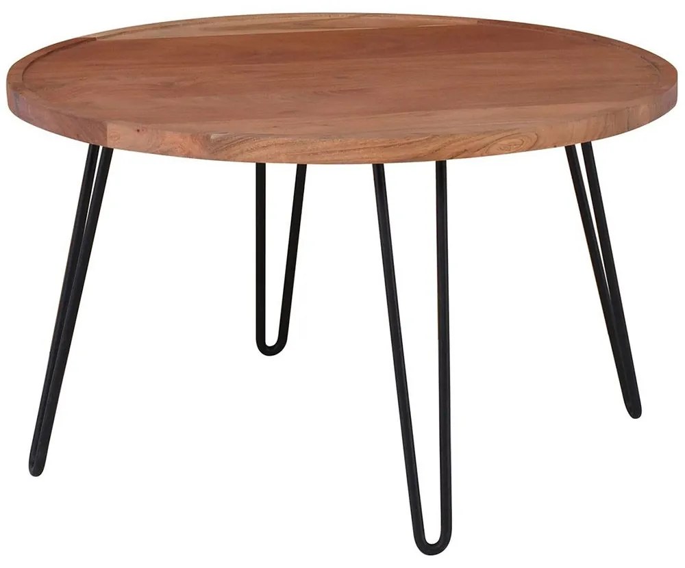 Τραπεζάκι Matri-W ΕΑ7076,1W 76x45cm Natural-Black