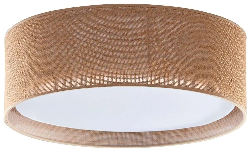 Φωτιστικό Οροφής - Πλαφονιέρα Juta 6584 4xΕ27 15W Φ60cm 17cm Natural TK Lighting