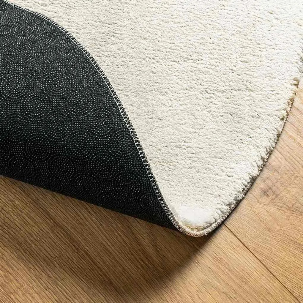 vidaXL Χαλί Κρεμ 120 x 170 cm Πολυεστέρας