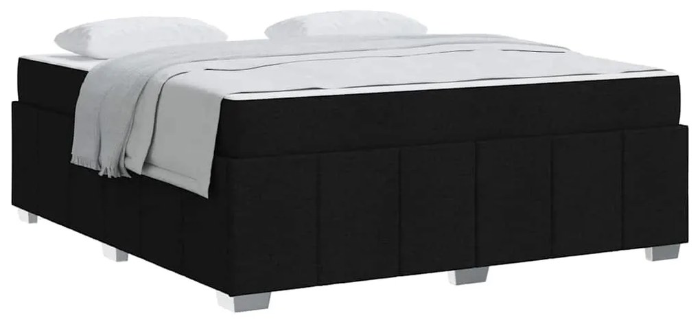 vidaXL Σκελετός Κρεβατιού Μαύρο 180 x 200 cm ύφασμα
