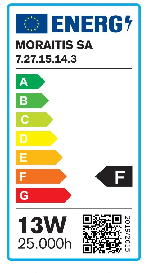 Λαμπτήρας E27 LED G95 13watt 6500K Ψυχρό Λευκό (7.27.15.14.3) - 7.27.15.14.3 - 1.5W - 20W - 7.27.15.14.3