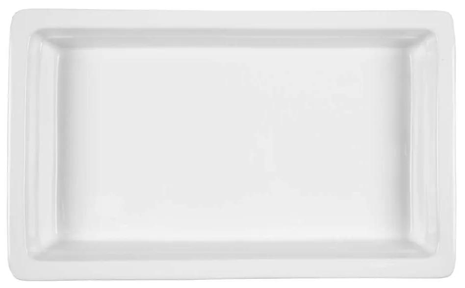Πιατέλα Βαθιά Πορσελάνης Gastronomi Λευκή Art Et Lumiere 53,2x32,5x6,5εκ. 06886